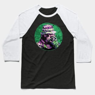 Grinning Undead Soldier Baseball T-Shirt